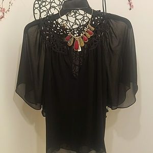 Robbi & Nikki  sheer blouse